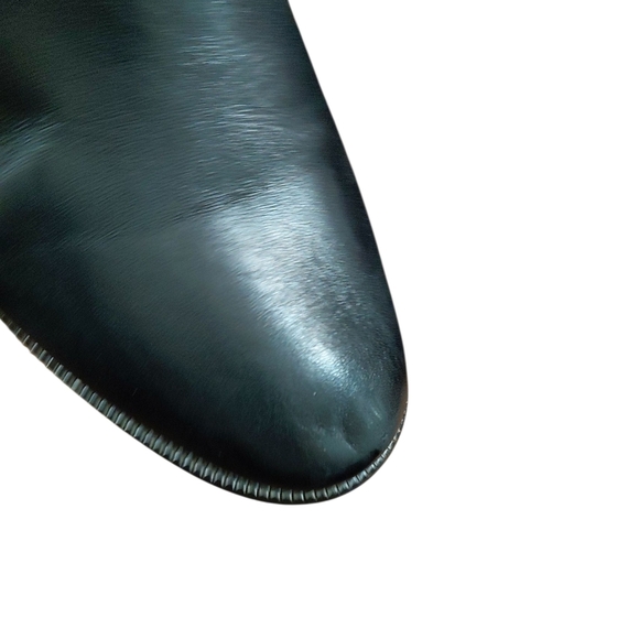 Regarde Le Ciel Black Leather Ankle boots Women's Black Booties Size 10 - Picture 10 of 12